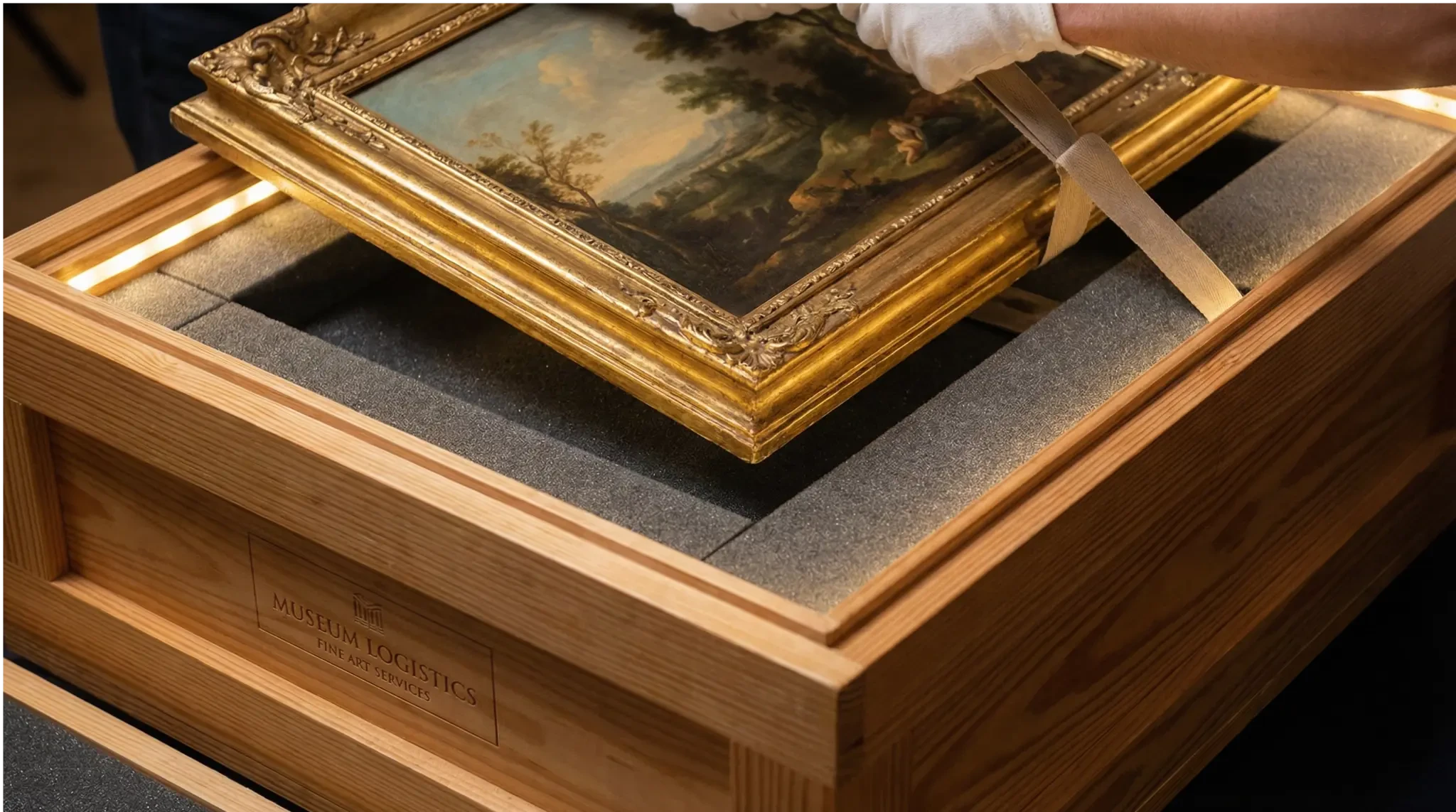 High Value Picture being packed