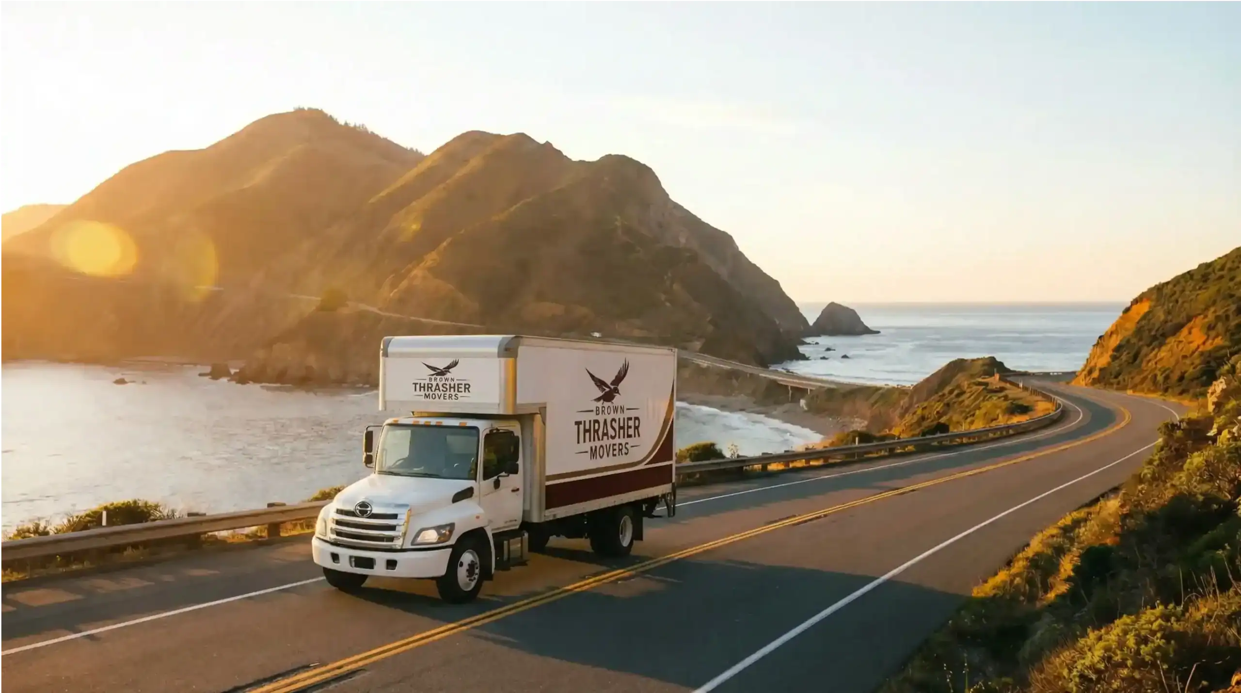 Brown Thrasher Movers Truck