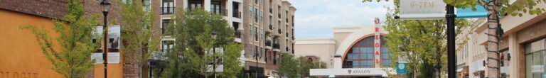 Avalon mixed-use shopping and dining district in Alpharetta Georgia
