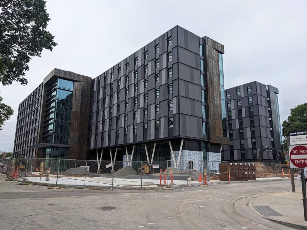 Moving to Georgia Tech: the new Bud and Val Peterson Residence Hall on West Campus, near Northside Drive